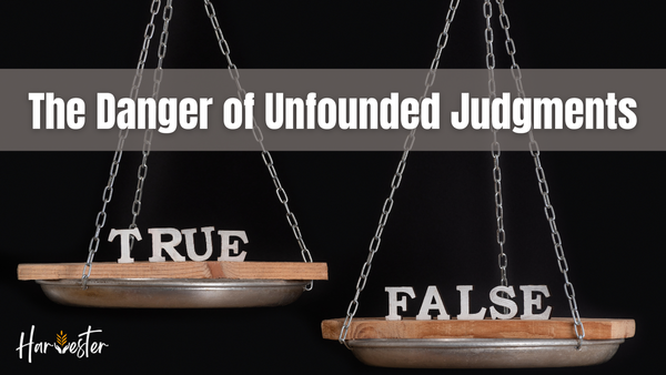 The Danger of Unfounded Judgments